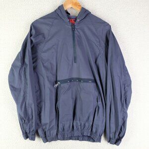 Canterbury Of New Zealand Jacket Womens Large Blue Anorak Lightweight Rain